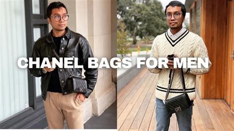 chanel men bag|men wearing chanel bags.